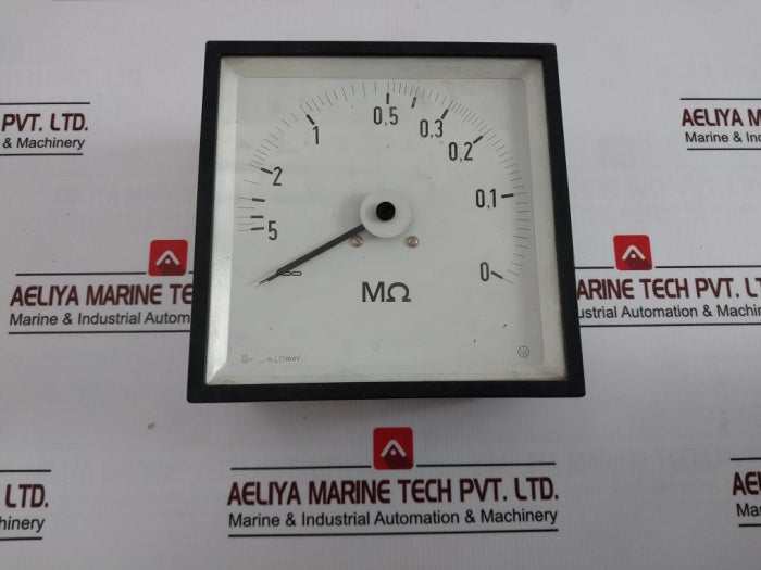 Ime ∞ -5 To 0 MΩ Analog Megaohmmeter 100V