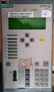 Siemens siprotec 7sj6111-5eb20-1ha0/ee overcurrent protection and control relay 