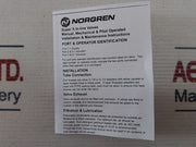 Imi Norgren X3044102 Pilot Operated Inline Valve 2-10 Bar