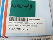 Impa 810552 Non-asbestos Braided Packing 12.5Mm X 3M