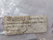 Impa Eo-g-20 S Compression Connector Steel 20Mm X 3/4