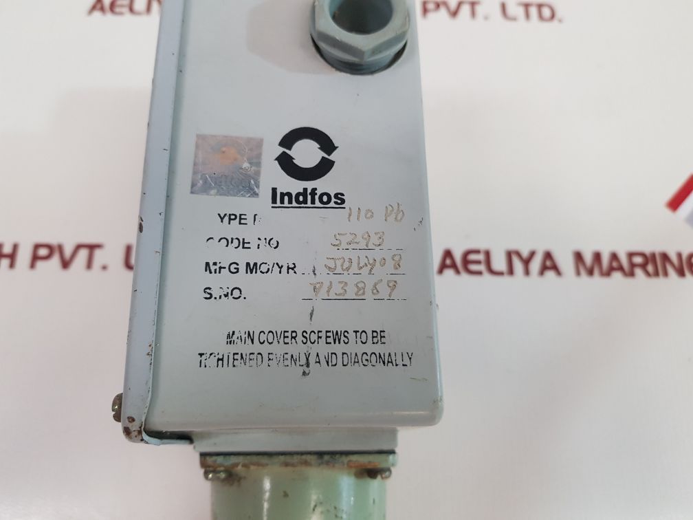 Indfos 110 Pb Pressure Switch