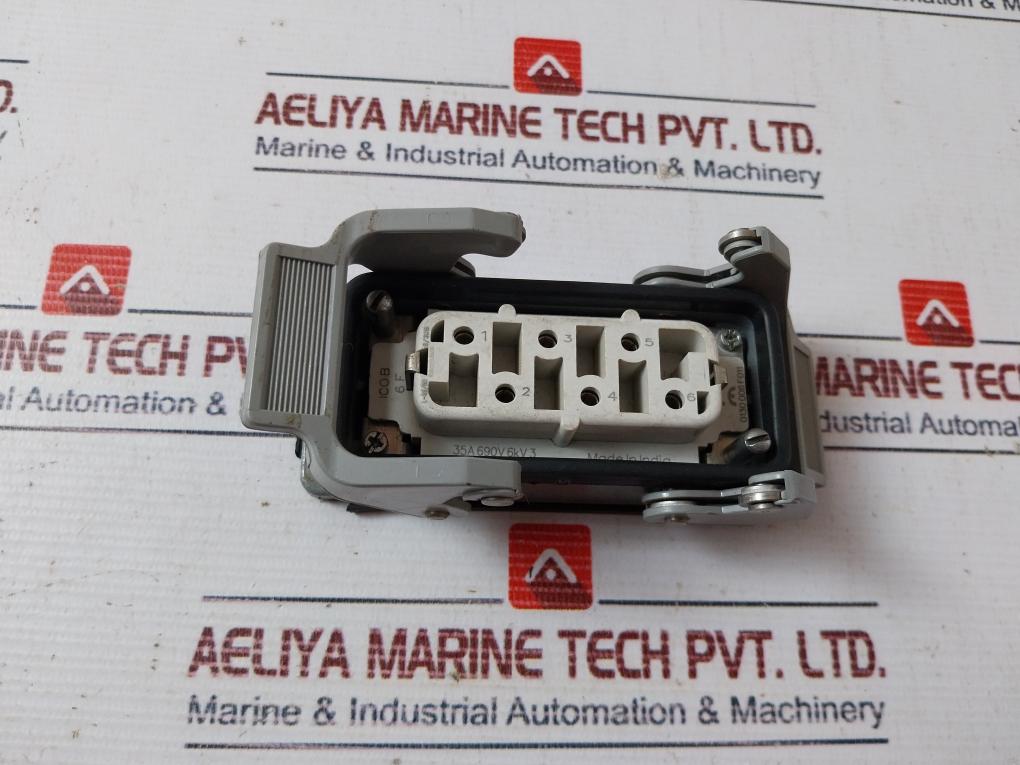 Lot Of 5X Indo Electricals 0130 006 F011 Electrical Connector 690V