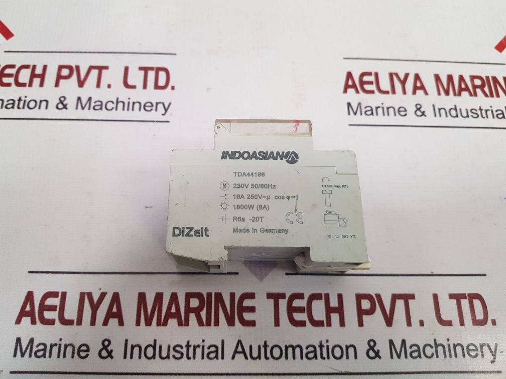 Indoasian Tda44196 Time Switch 230V 50/60Hz