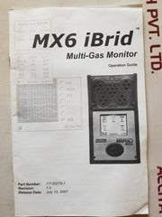 Industrial Scientific Multi-gas Monitor Kit Ibrid Mx6