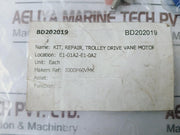 Ingersoll-rand I000P60Vmk Repair Kit For Trolley Drive Vane Motor