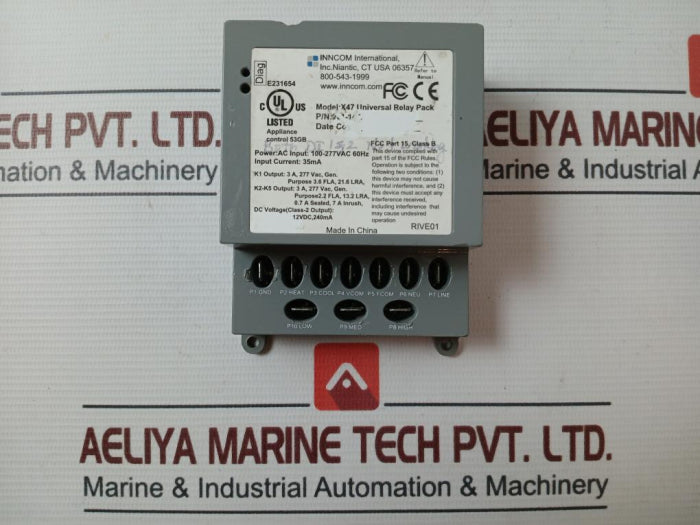 inncom-x47-universal-relay-pack-100-277vac-60hz-35ma-e231654