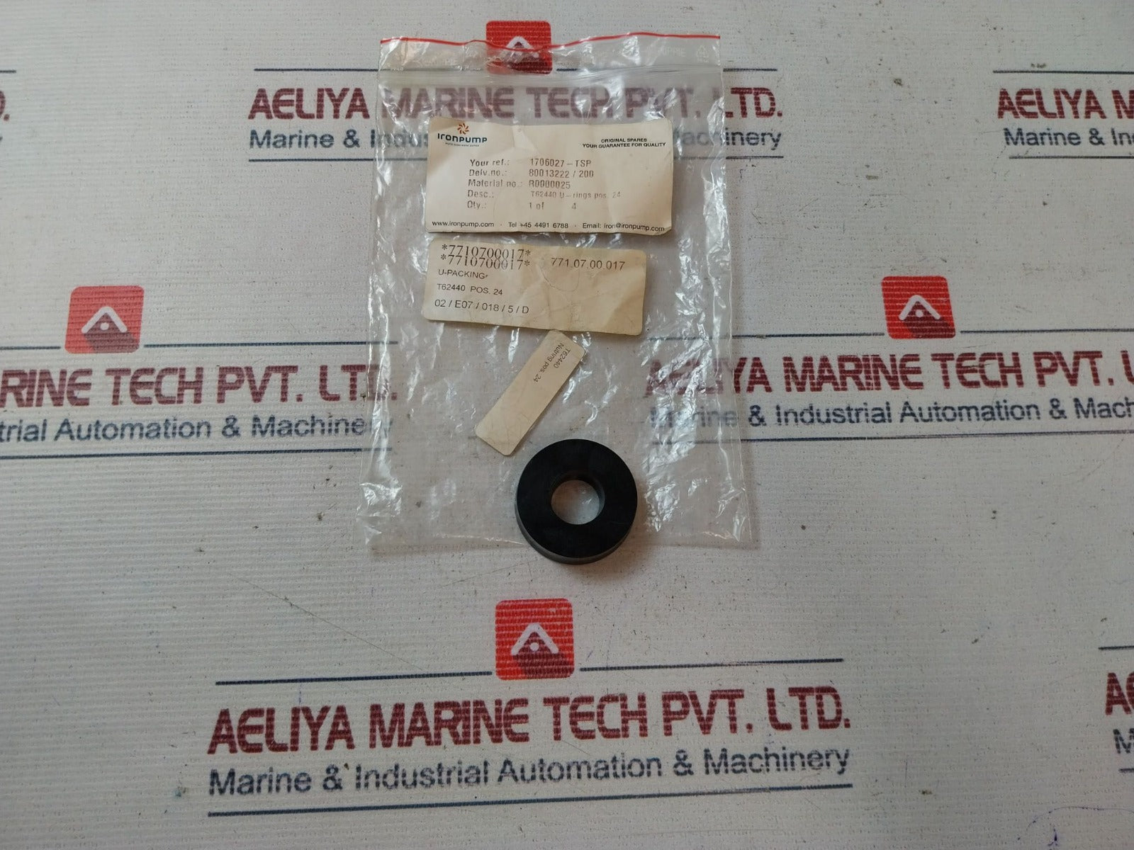 Lot Of 3X Iron Pump T62440 U-rings Pos.24