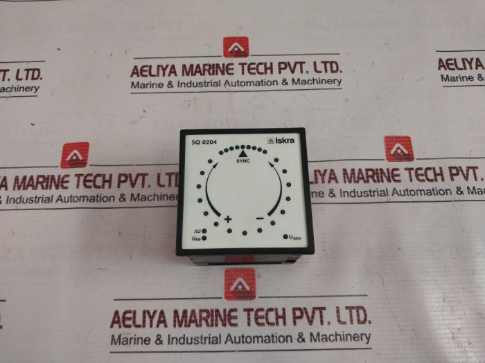 Iskra Sq 0204 Synchronoscope Meter 415V 45-65Hz
