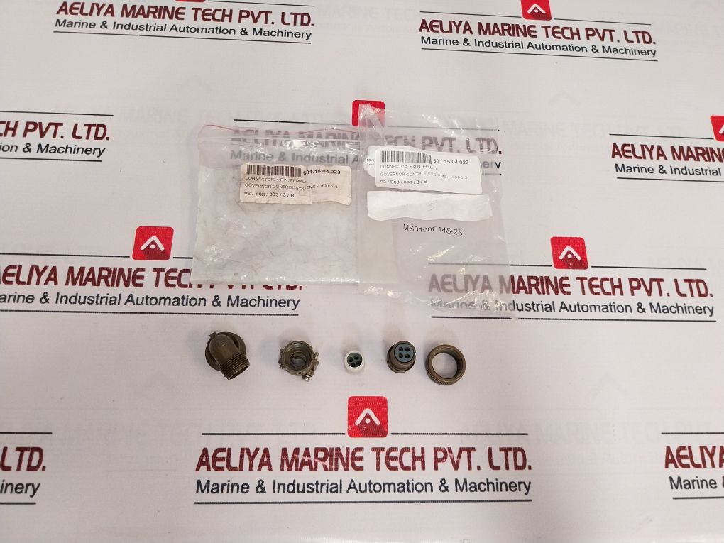 Itt Cannon Ms3108E14S-2S 4Pin Female Governer Connector System Set 601.15.04.023