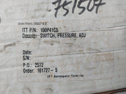 Itt Neo-dyn 100P41C3 Adjustable Pressure Switch Mfr 98087