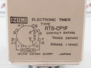 Izumi Denki Rtb-cp1F Electronic Timer 0-6 Seconds