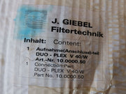 J.Giebel Filtertechnik 10.0000.50 Connection Part Duo-plex V 40/W