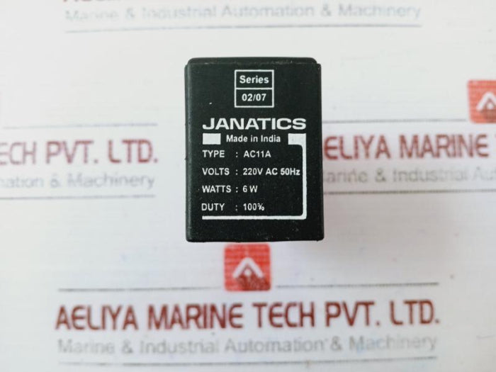 Janatics Ac11A Solenoid Valve Coil Pneumatic 220V Ac 6W