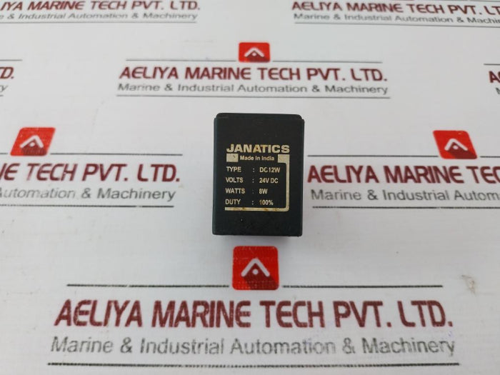 Janatics Dc12W Coil For Solenoid Valve 24V Dc 8W
