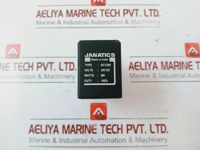 Janatics Dc12W Solenoid Coil 24V Dc 8W, 100%