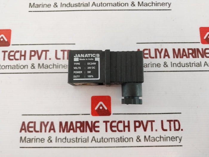 Janatics Dc24W 5W Solenoid Valve, 24Vdc