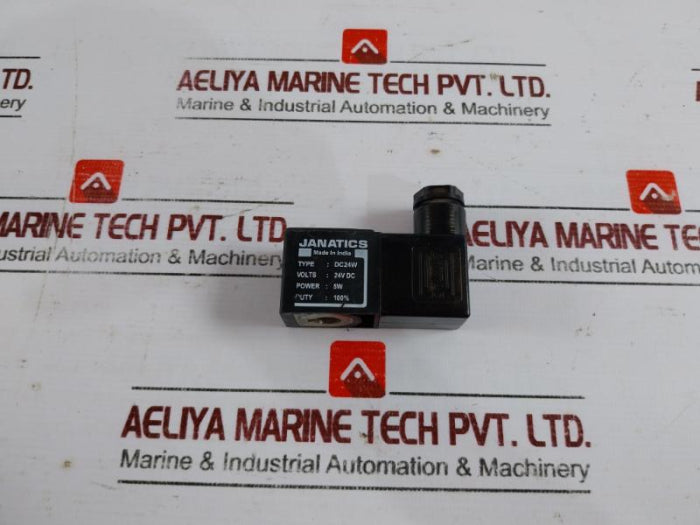 Janatics Dc24W Pneumatic Solenoid Valve 24V Dc 5W Duty 100%