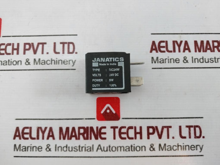 Janatics Dc24W Solenoid Valve 24Vdc, Duty 100%