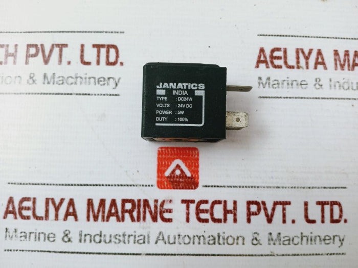 Janatics Dc24W Solenoid Valve Coil 24V Dc 5W Duty 100%