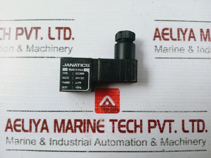 Janatics Dc36W Solenoid Valve Coil, 24V Dc  2.5W, Duty 100%