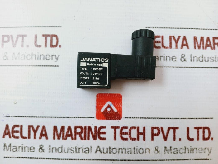 Janatics Dc36W Solenoid Valve Coil 24V Dc 2.5W Series 04/06A 