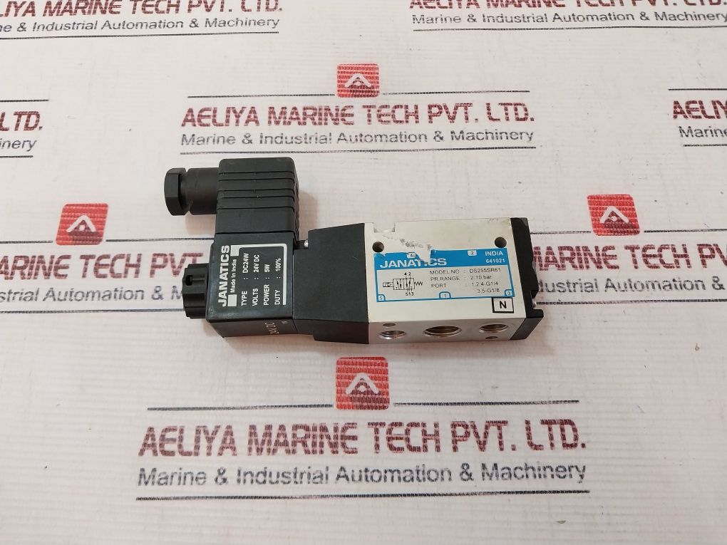 Janatics Ds255Sr61 Solenoid Valve 2-10 Bar 3,5-g18 24Vdc