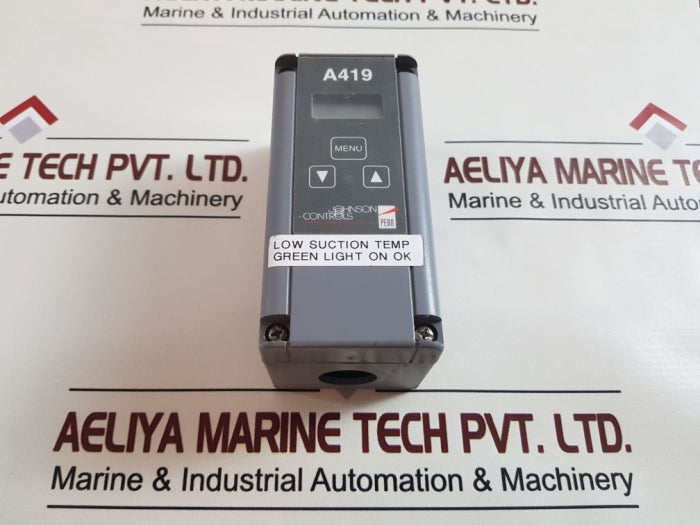 Johnson Controls A419 Digital Controller
