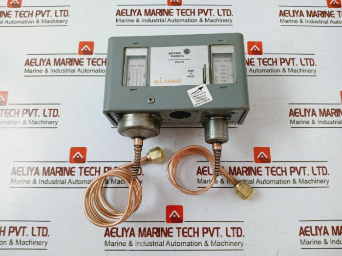 Johnson Controls P70Ma-1 Single Pole Dual Pressure Control 500 Psig Max