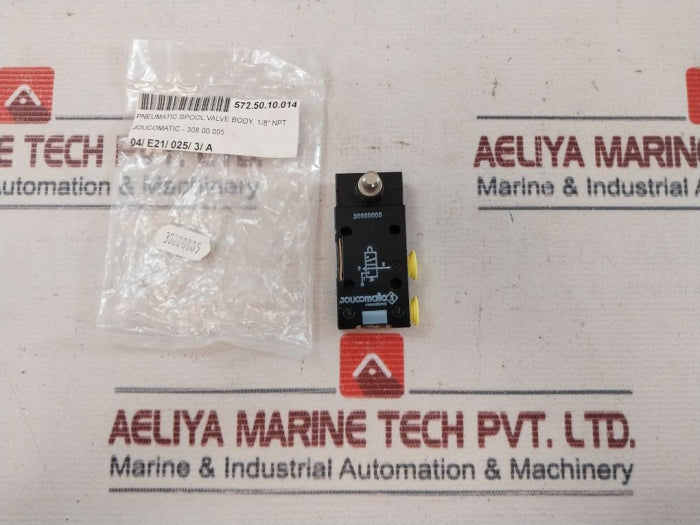 Joucomatic 30800005 1/8” Npt Pneumatic Spool Valve Body