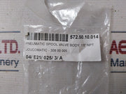 Joucomatic 30800005 Pneumatic Spool Valve Body, 1/8â€ Npt