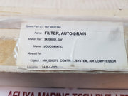 Joucomatic 34206001 3/4â€ auto drain filter