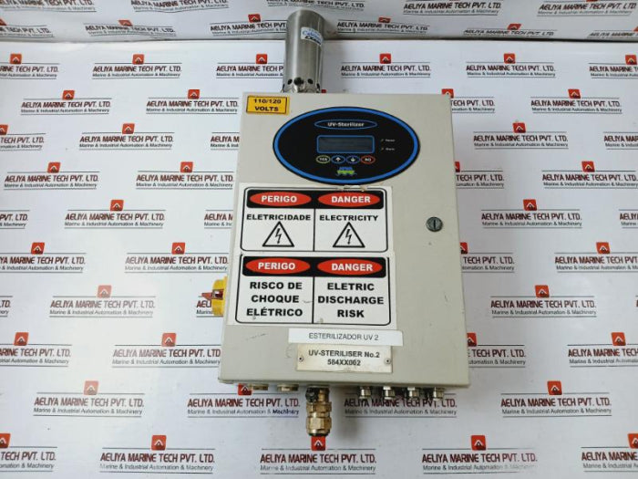 Jowa Uv-sterilizer For Fresh Water Disinfection 230 Vac Rev.C 250 Psig 584Xx002