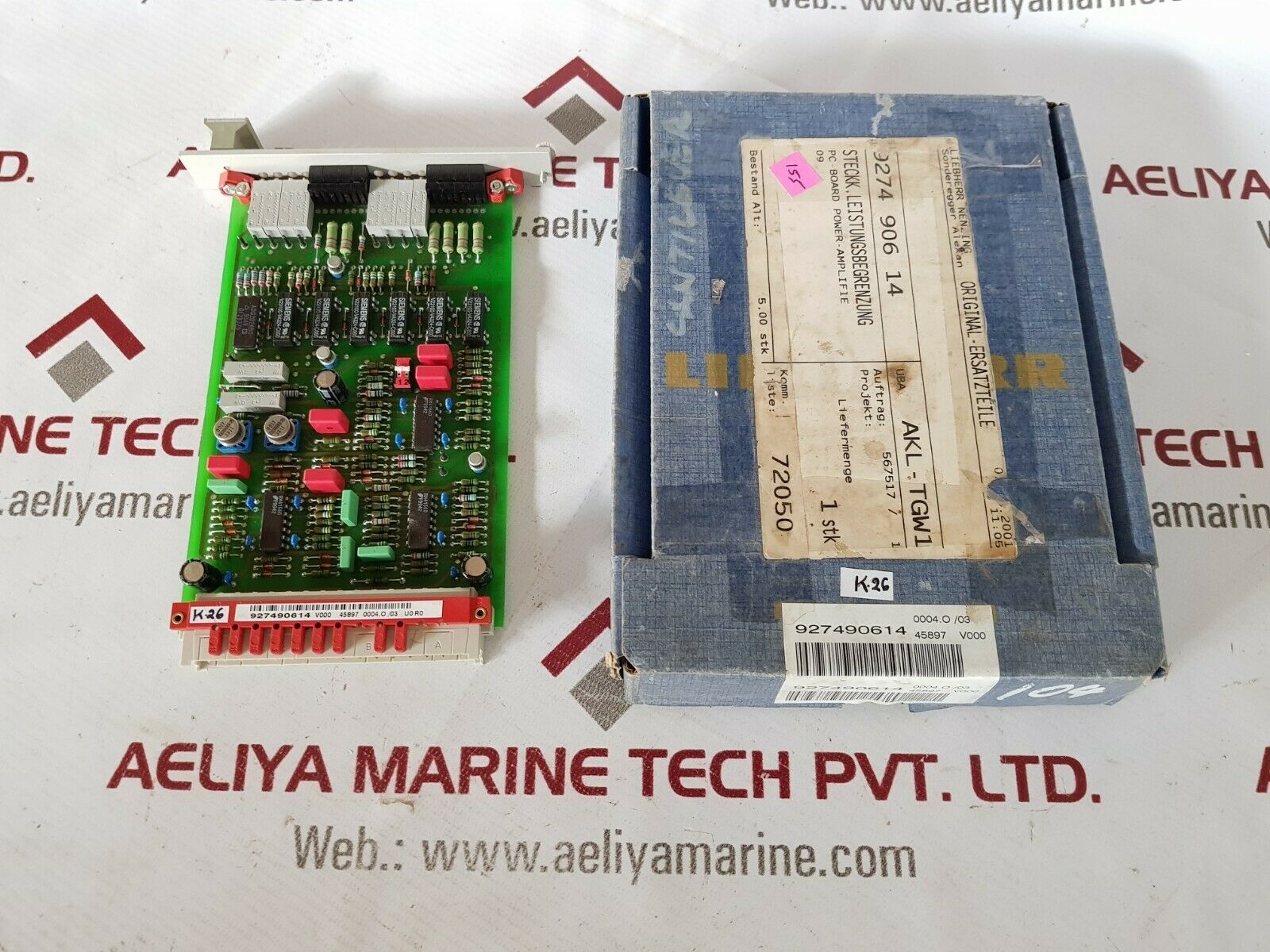 Liebherr electronic 927490614 pcb card