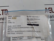 Kaeser 401811.00040 Combination Valve Maintenance Kit