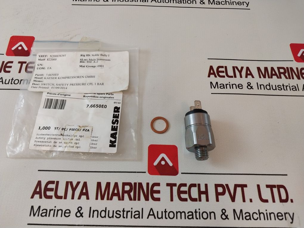 Kaeser 7.6650E0 Safety Pressure Switch