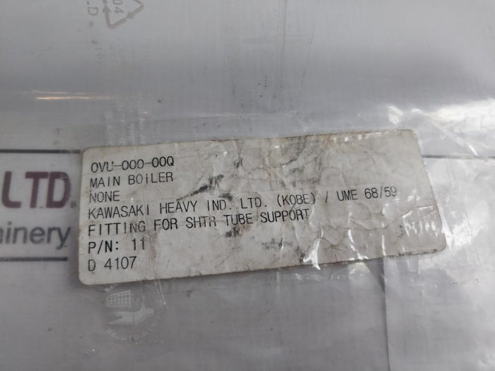 Kawasaki 11 Fitting For Shtr Tube Support Ume 68/59 0Vu-000-00Q D 4107