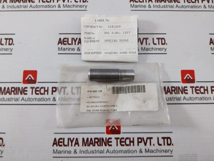 Kawasaki Gt-43 Holding Down Bolt Shi H. No. 1207 81269-7701