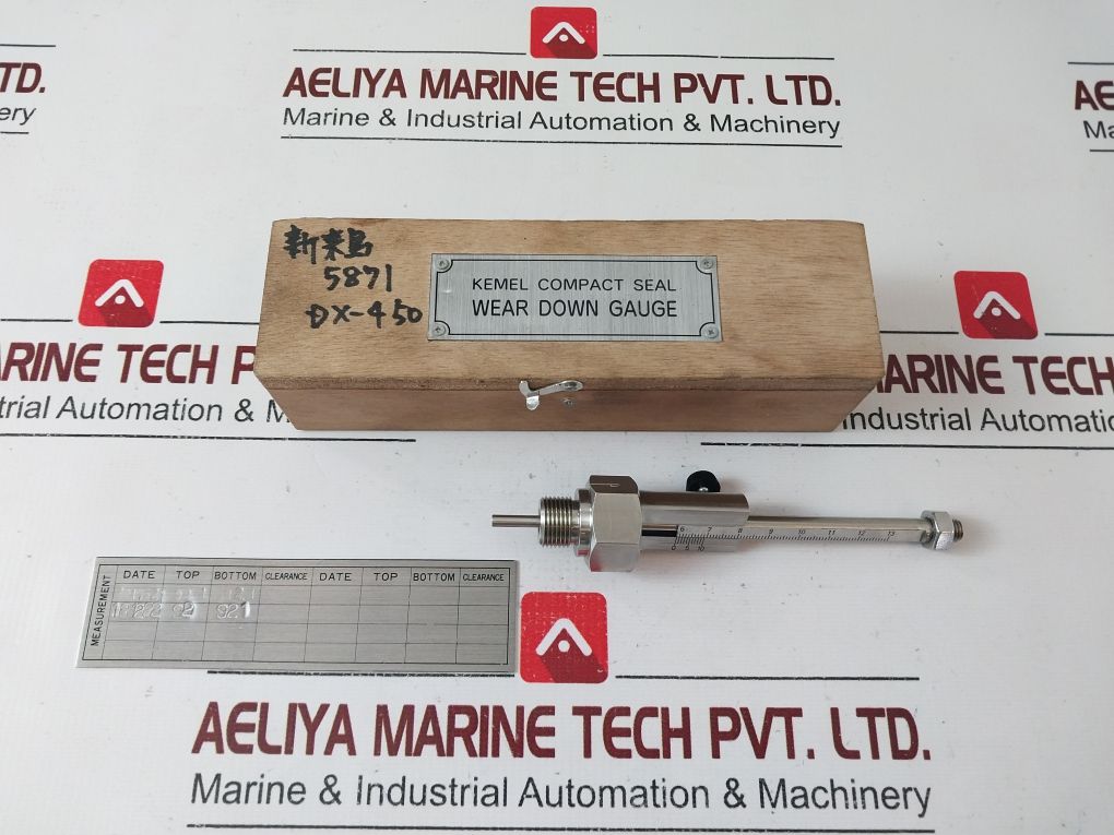 Kemel Compact Seal Wear Down Gauge 5871 – Aeliya Marine