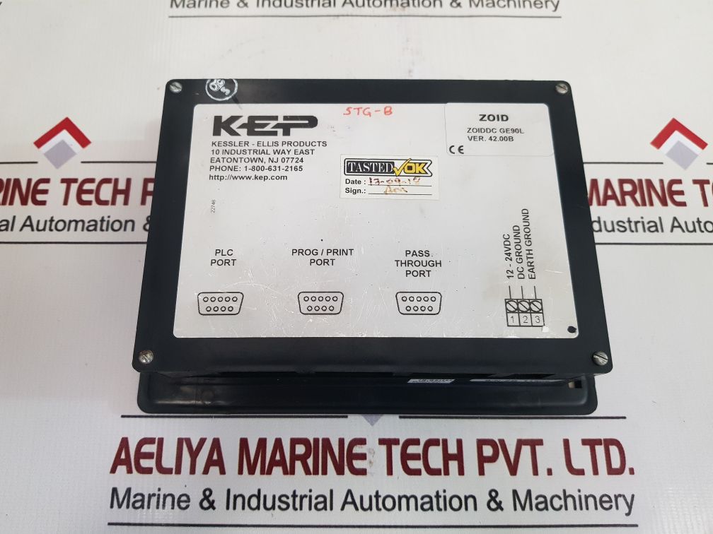 Cegelec Kep Zoid Zoiddc Ge90L Operator Interface Panel