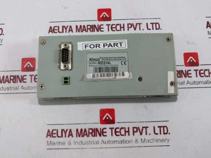 Kinco Md214L Human Machine Interface, C329120710025902 (Not Working)