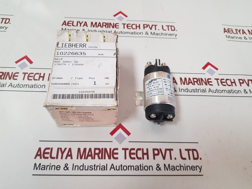 Kissling 29.111.12A Relay 120A 24Vdc
