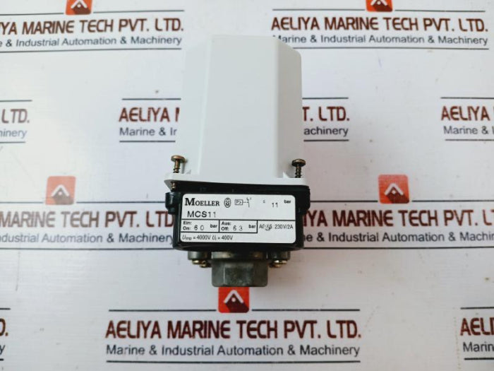 Klockner-moeller Mcs11 Pressure Switch 6,0 Bar 6,3 Bar 230V/2A 