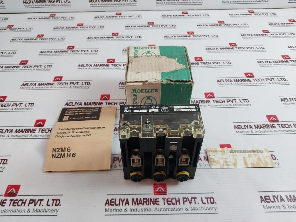 Klockner-moeller Zm6-160 Circuit Breaker Trip Unit