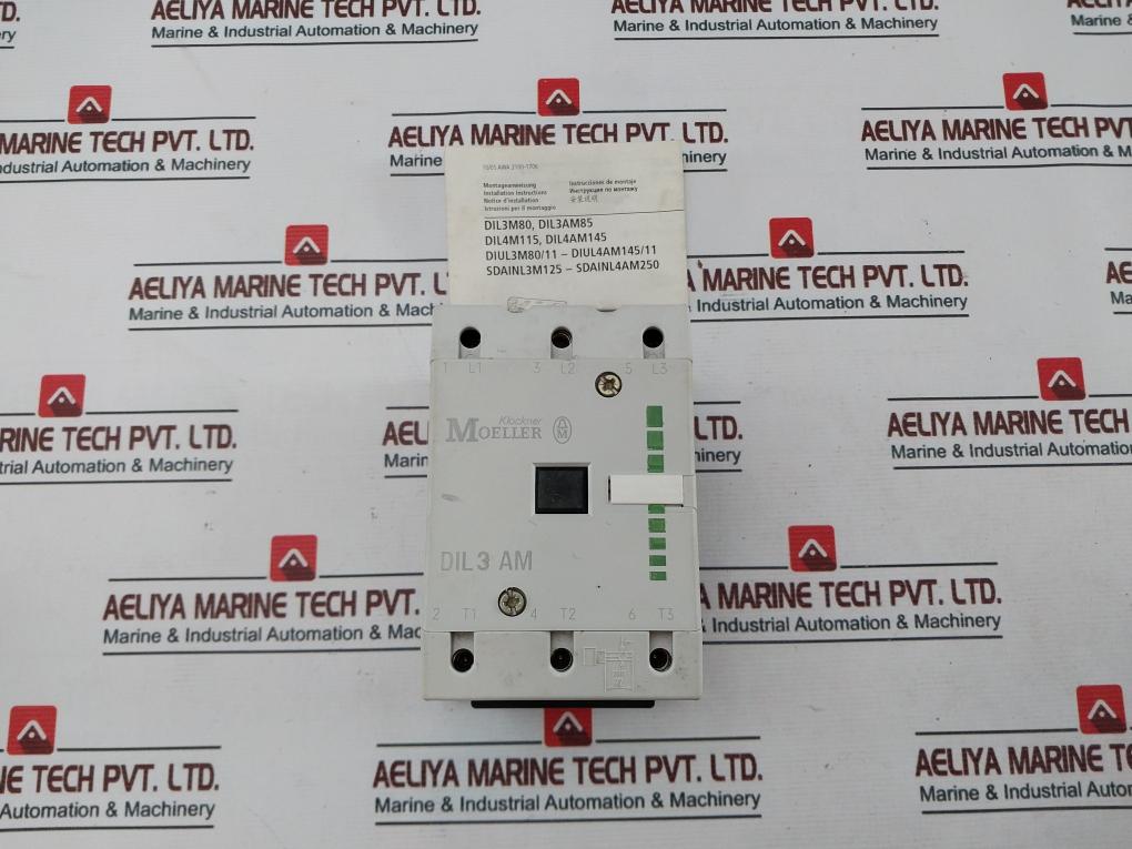 Klockner Moeller Dil3Am85 Contactor 3 Pole Break 220V 60Hz