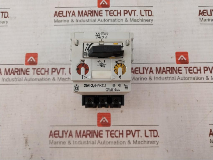 Klockner Moeller Pkz 2 Manual Motor Protector With Base 65Ka-480V Ac Iec 445