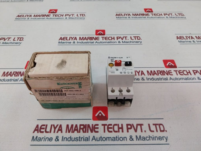 Klockner Moeller Pkzm 1-0,24 Thermal Motor Circuit Breaker 50°C 50/60 Hz