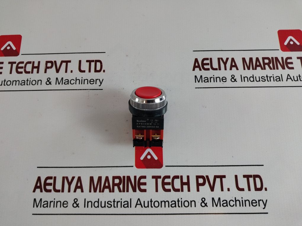 Koino Kpb30Wm Pushbutton Switch 250Vac 6A