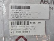 Kone 375404G02 Digital Letter Board 357120 H05