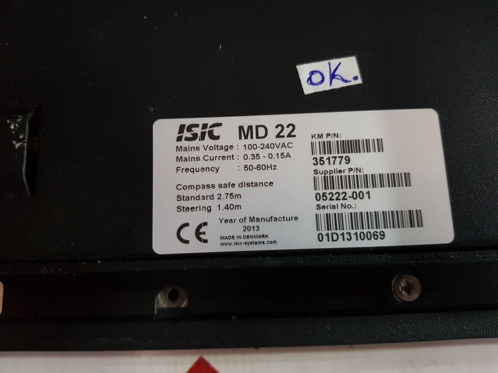 Kongsberg/Isic Md 22 Display – Aeliya Marine